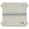 Reflektor sufitowy Nikiel 26,5 x 26 x 11,5 cm Metal