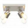 Reflektor sufitowy Nikiel 26,5 x 26 x 11,5 cm Metal