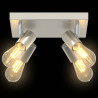 Reflektor sufitowy Nikiel 26,5 x 26 x 11,5 cm Metal