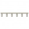 Reflektor sufitowy Nikiel 73 x 6,5 x 11,5 cm Metal