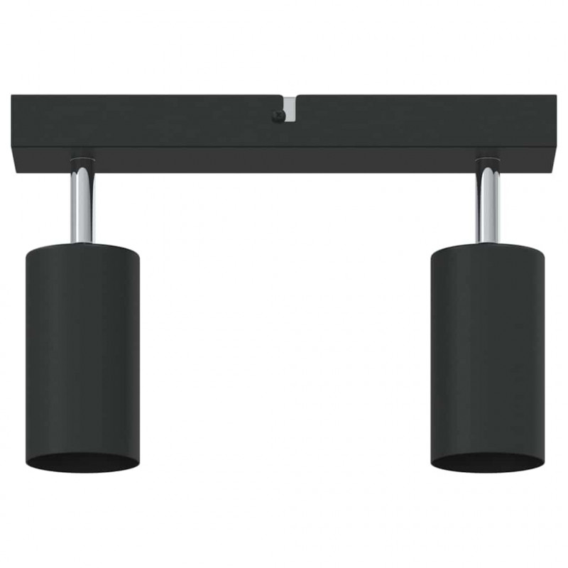 Reflektor sufitowy Z reflektorami Czarny 26 x 6 x 16 cm Metal