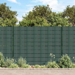 Osłona na ogrodzenie ogrodowe, PVC, 70x0,19 m, zielona