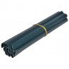 Osłona na ogrodzenie ogrodowe, PVC, 70x0,19 m, zielona