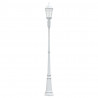 Lampa ogrodowa Biały 68 x 20 x 235 cm Aluminium i szkło