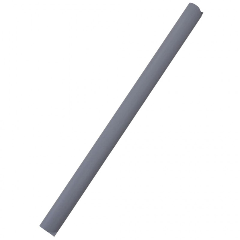 Osłona na ogrodzenie ogrodowe, PVC, 70x0,19 m, szara