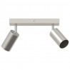 Reflektor sufitowy Z reflektorami Nikiel 26 x 6 x 16 cm Metal