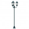 Lampa ogrodowa Vintage szczotkowana zieleń 57 x 49 x 241 cm