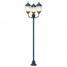 Lampa ogrodowa Vintage szczotkowana zieleń 57 x 49 x 241 cm