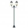 Lampa ogrodowa Vintage szczotkowana zieleń 68 x 20 x 235 cm