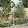 Lampa ogrodowa Biały 68 x 20 x 235 cm Aluminium i szkło