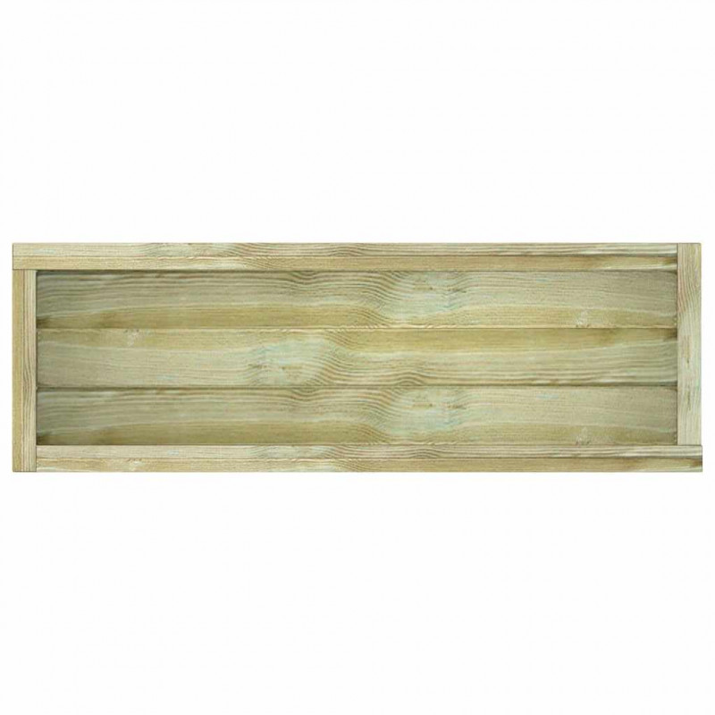Podwyższona donica, 120 x 40 x 30 cm, prostokątna, drewniana