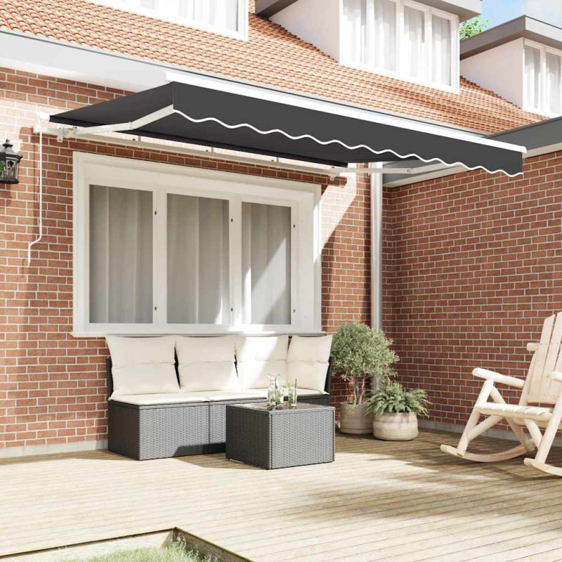 Materiał zapasowy do markizy Antracyt 3 x 2 m Poliester