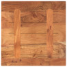 Blat stołu, 50x50x2,5 cm, kwadratowy, lite drewno akacjowe