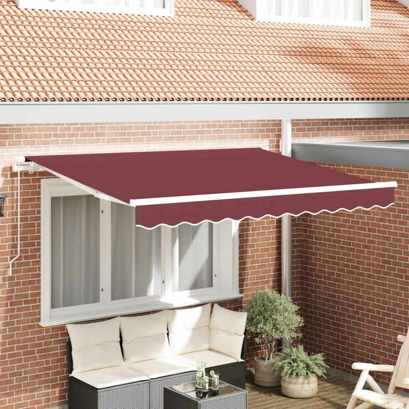 Materiał zapasowy do markizy Czerwony burgund 3,5 x 2 m