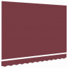 Materiał zapasowy do markizy Czerwony burgund 3,5 x 2 m