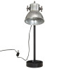Lampa stołowa, 25 W, srebro vintage, 15x15x55 cm, E27