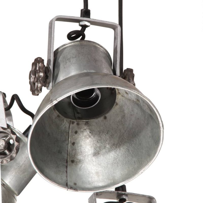 Lampa wisząca, 25 W, srebro vintage, 30x30x100 cm, E27