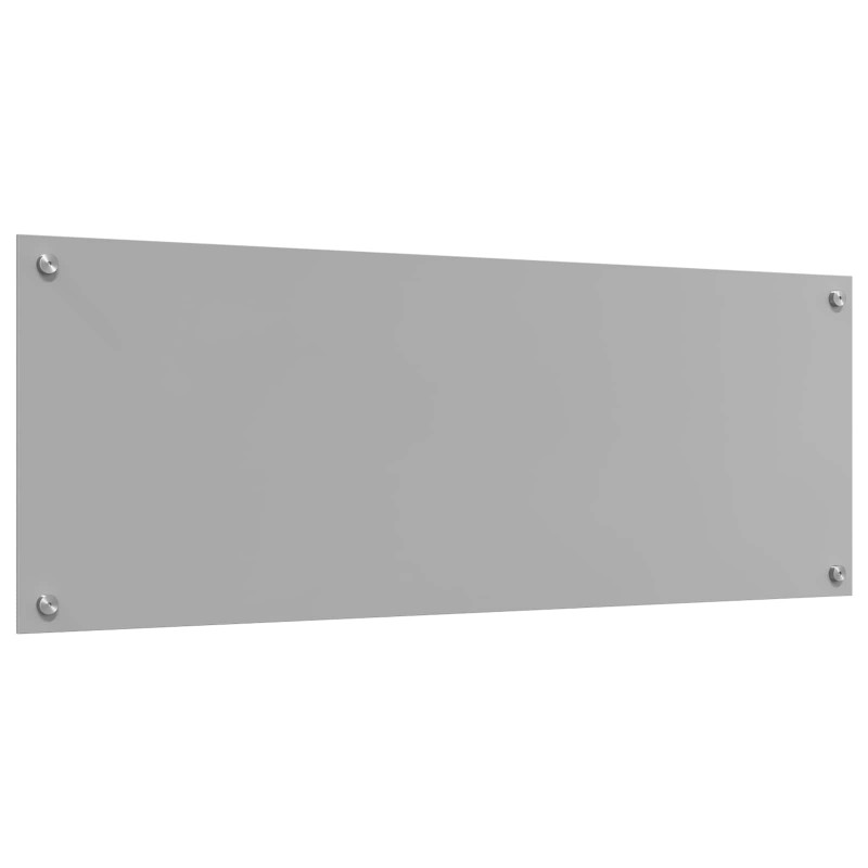 Panel kuchenny Jasnoszary 110 x 40 cm szkło hartowane