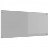 Panel kuchenny Jasnoszary 110 x 50 cm szkło hartowane