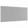 Panel kuchenny Jasnoszary 110 x 50 cm szkło hartowane