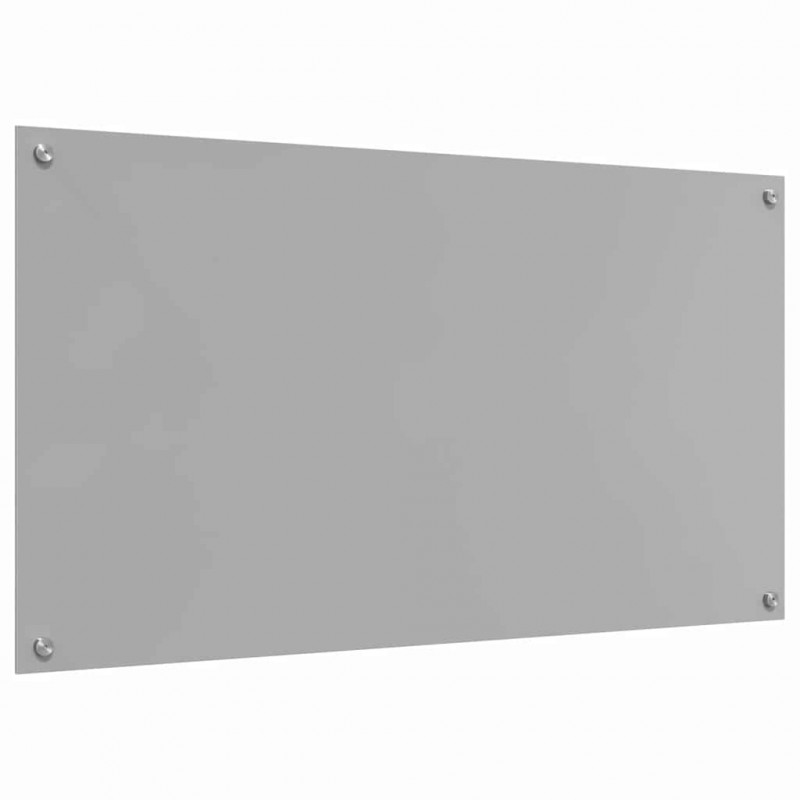 Panel kuchenny Jasnoszary 110 x 60 cm szkło hartowane