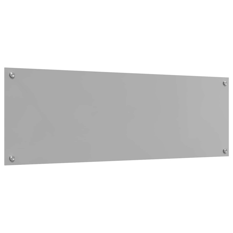 Panel kuchenny Jasnoszary 120 x 40 cm szkło hartowane