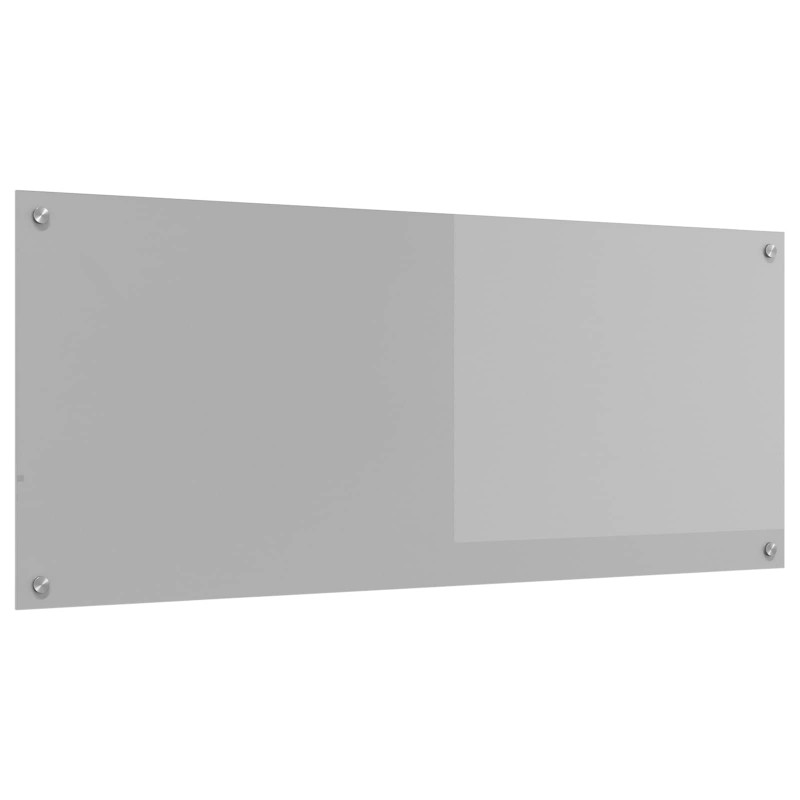 Panel kuchenny Jasnoszary 120 x 50 cm szkło hartowane