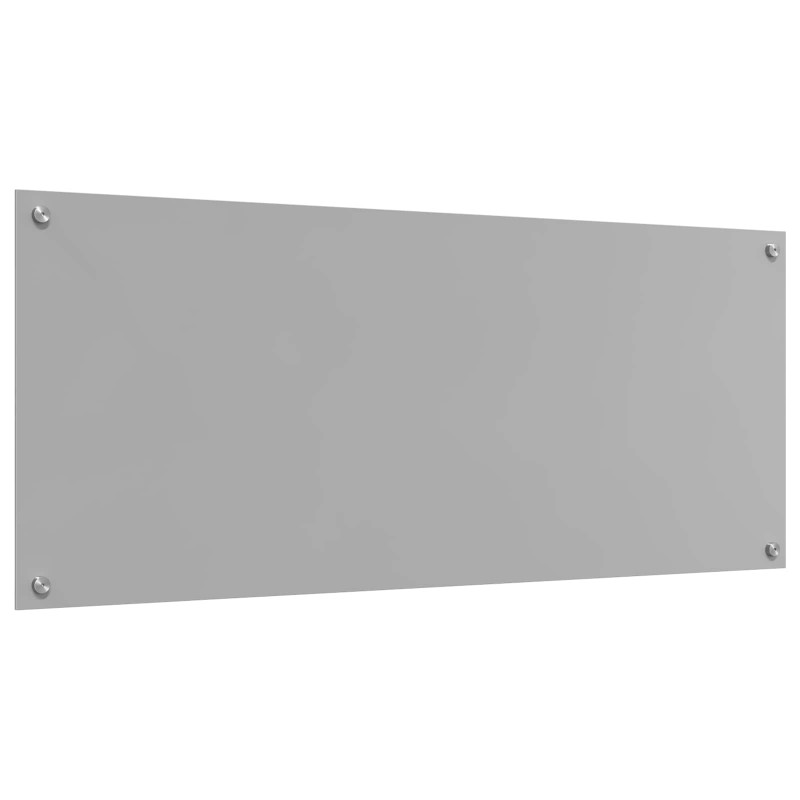 Panel kuchenny Jasnoszary 120 x 50 cm szkło hartowane