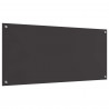 Panel kuchenny Ciemnoszary 110 x 50 cm szkło hartowane