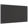 Panel kuchenny Ciemnoszary 110 x 60 cm szkło hartowane
