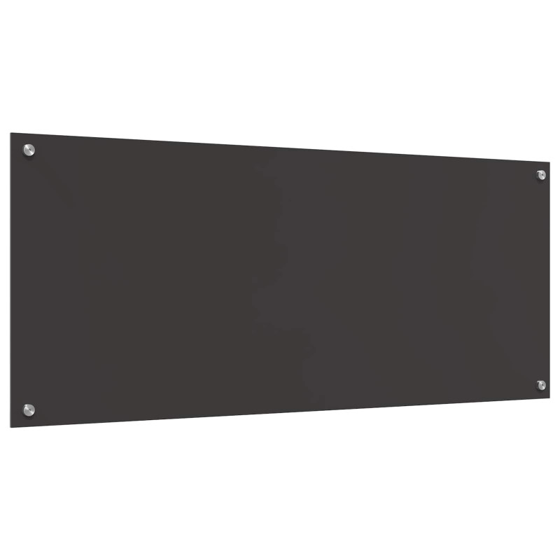 Panel kuchenny Ciemnoszary 120 x 50 cm szkło hartowane