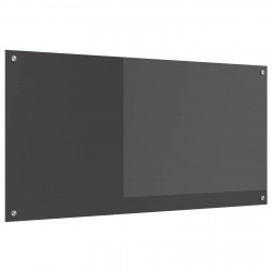 Panel kuchenny Ciemnoszary 120 x 60 cm szkło hartowane