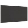 Panel kuchenny Ciemnoszary 120 x 60 cm szkło hartowane