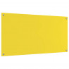 Panel kuchenny Żółty 120 x 60 cm szkło hartowane