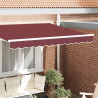 Faldra do Markizy bordowy 580 x 20 cm Płótno