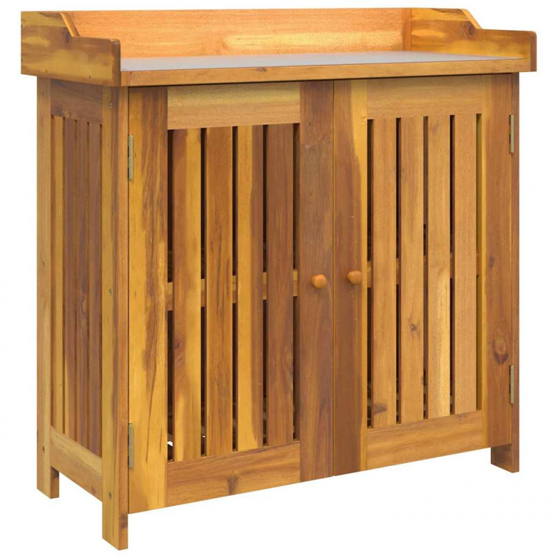 Szafka ogrodowa Naturalny 78 x 36,5 x 78cm Lite Drewno Akacji