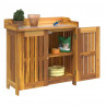 Szafka ogrodowa Naturalny 78 x 36,5 x 78cm Lite Drewno Akacji