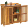 Szafka ogrodowa Naturalny 93 x 41,5 x 98 cm Lite Drewno Akacji
