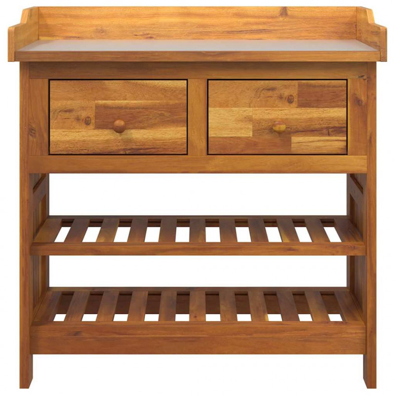 Szafka ogrodowa Naturalny 78 x 36,5 x 78cm Lite Drewno Akacji