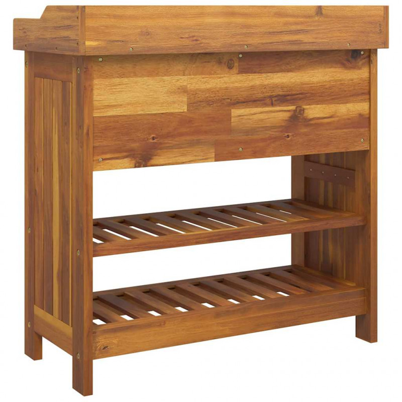 Szafka ogrodowa Naturalny 78 x 36,5 x 78cm Lite Drewno Akacji