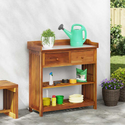 Szafka ogrodowa Naturalny 93 x 41,5 x 98 cm Lite Drewno Akacji