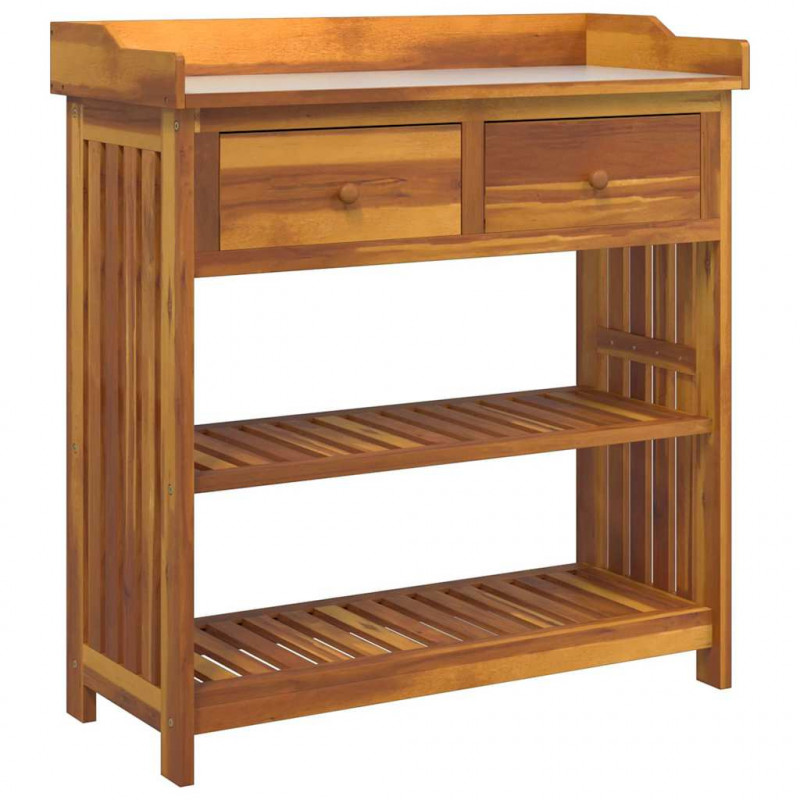 Szafka ogrodowa Naturalny 93 x 41,5 x 98 cm Lite Drewno Akacji