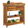 Szafka ogrodowa Naturalny 93 x 41,5 x 98 cm Lite Drewno Akacji