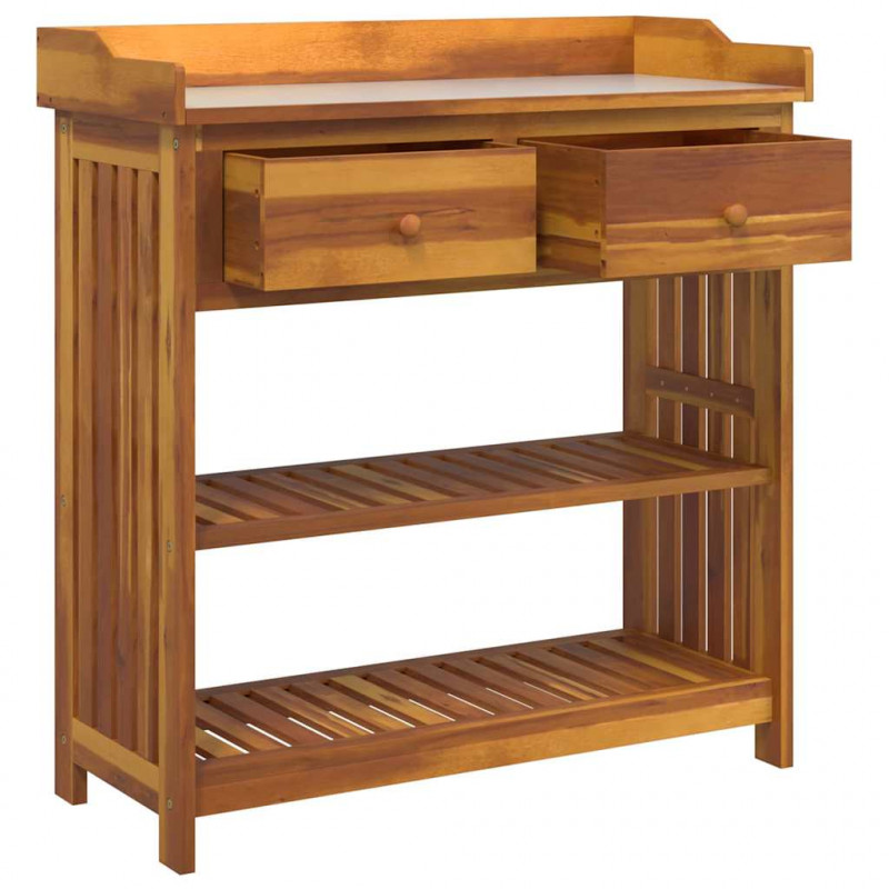 Szafka ogrodowa Naturalny 93 x 41,5 x 98 cm Lite Drewno Akacji
