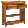Szafka ogrodowa Naturalny 93 x 41,5 x 98 cm Lite Drewno Akacji