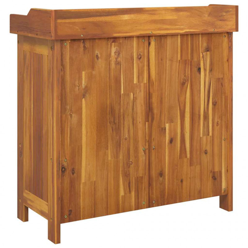 Szafka ogrodowa Naturalny 78 x 36,5 x 78cm Lite Drewno Akacji
