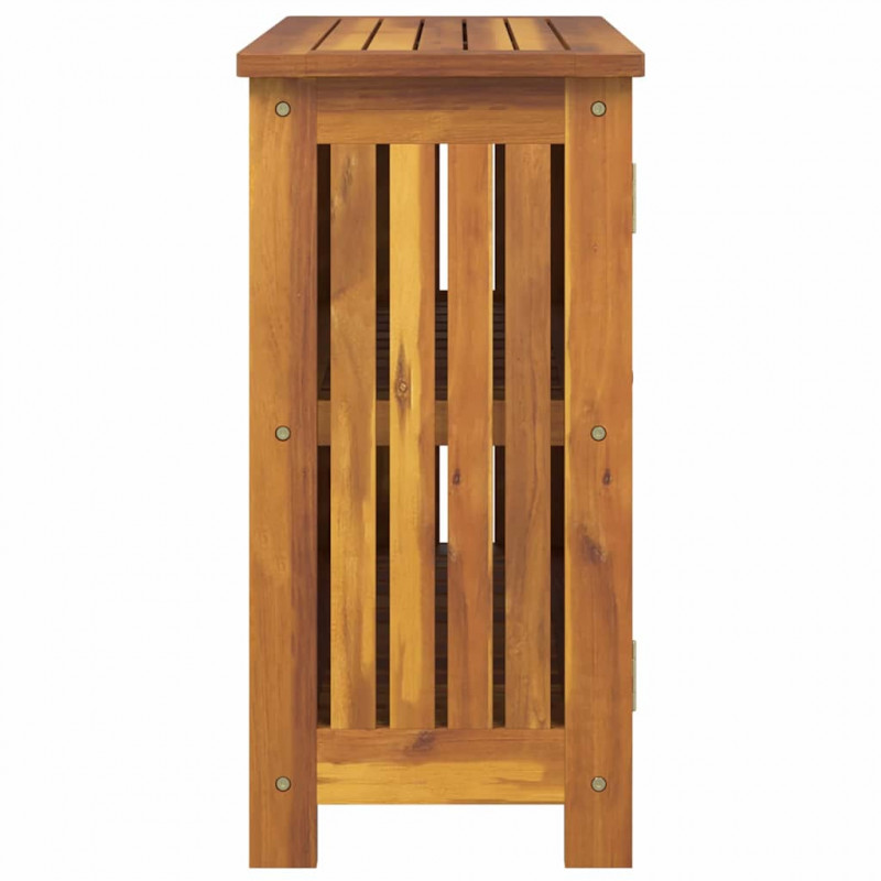 Szafka ogrodowa Naturalny 75 x 35 x 70cm Lite Drewno Akacji