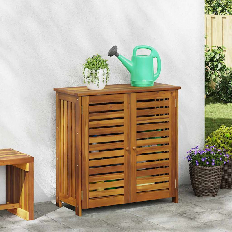 Szafka ogrodowa Naturalny 90 x 40 x 90cm Lite Drewno Akacji