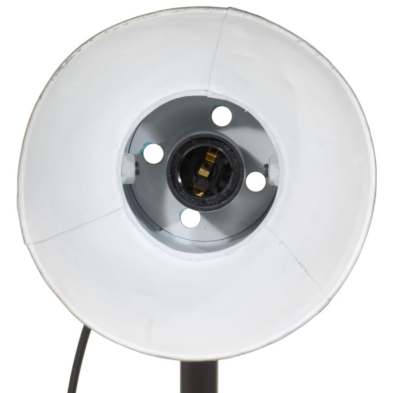 Lampa stołowa, 25 W, postarzany niebieski, 17x17x60 cm, E27