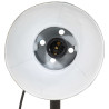 Lampa stołowa, 25 W, postarzany niebieski, 17x17x60 cm, E27